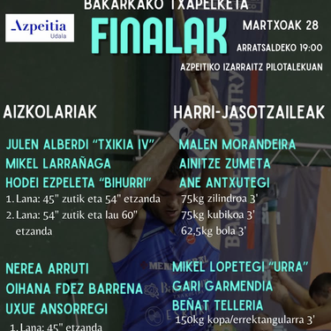 Kirol Herri Banakako Txapelketaren finalak