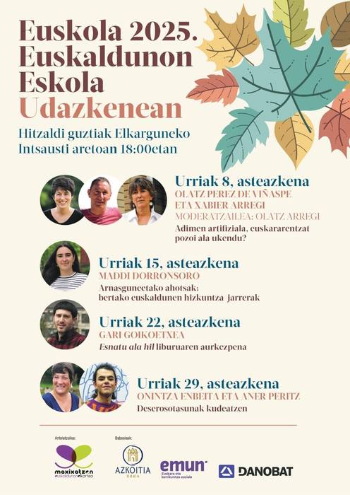 Euskola, Euskaldunon Eskola Udazkenean: 'Esnatu ala hil' liburuaren aurkezpena