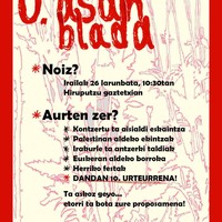 Asanblada: Dandaren 10. urteurrena