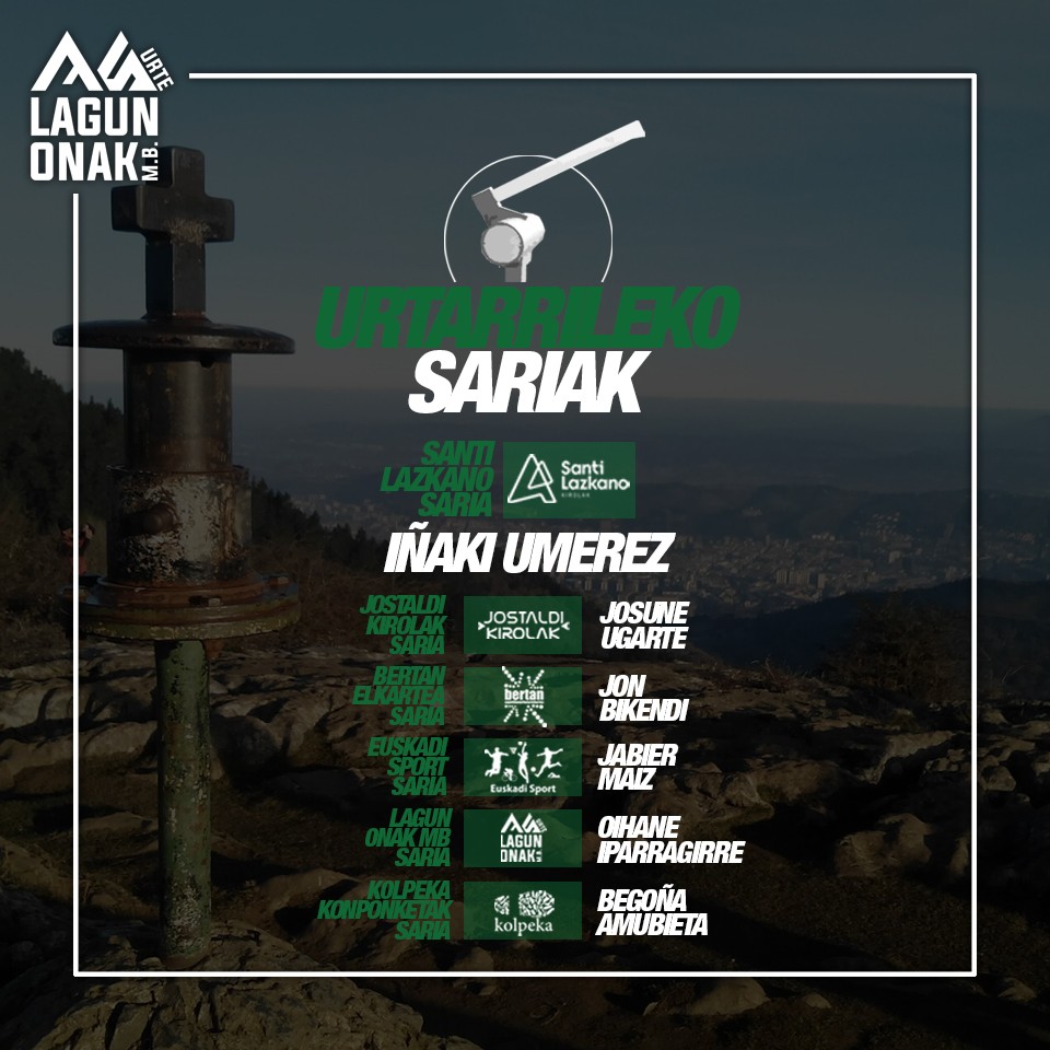 #75tontor erronkako urtarrileko saridunak