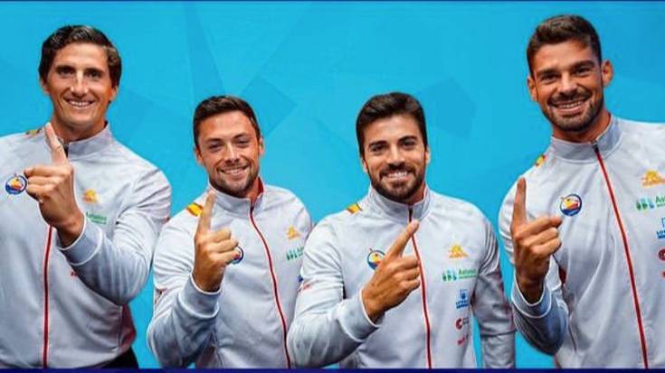 Iñigo Peña Europako txapeldunorde K4 1.000 metrotan