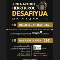 Kinta arteko herri kirol desafioa