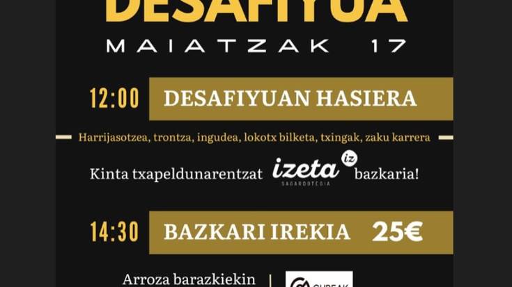 Kinta arteko herri kirol desafioa