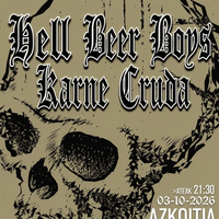 Kontzertuak: Hell Beer Boys eta Karne Cruda
