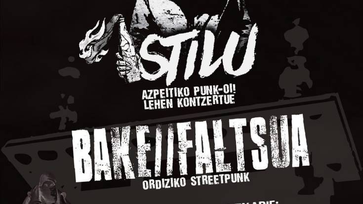 Kontzertuak: Istilu, Bake faltsua eta Langostin Xao + Aztakol