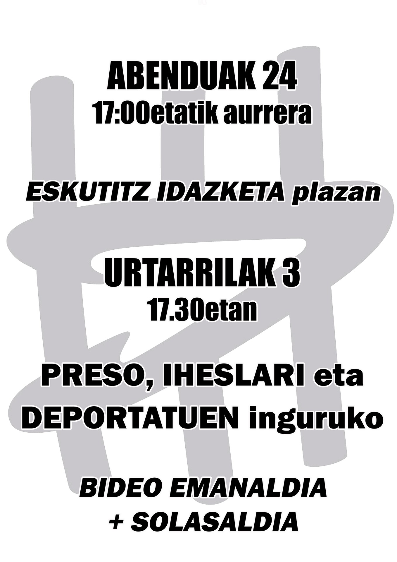 Martxan da 'Denak ala inor ez' dinamika