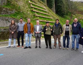 Paisaiaren bioingeniaritzako teknikak aplikatu dituzte Malkorbeko ezponda egonkortzeko