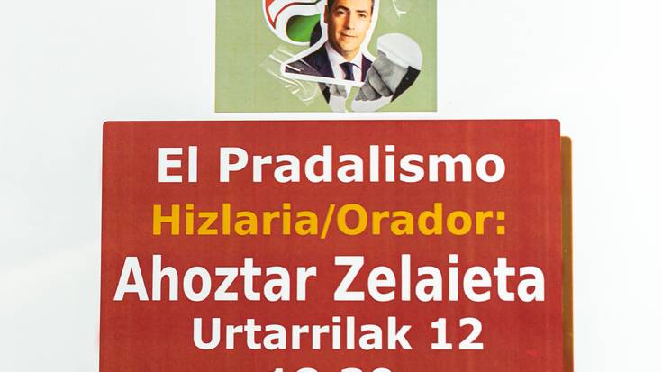 Ahoztar Zelaietaren 'El praladismo' liburuaren aurkezpena