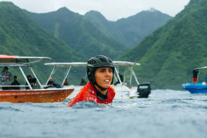 Final laurdenetarako txartela lortu du Nadia Erostarbek Tahitin