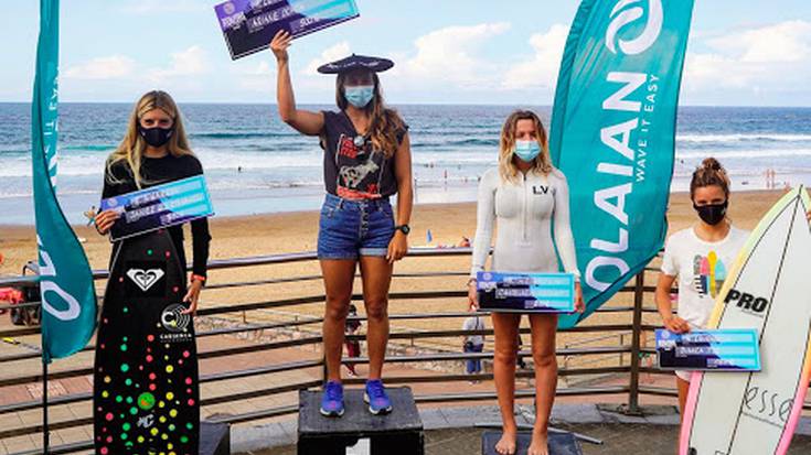 Janire Gonzalez de Txabarri bigarren izan da Euskadiko surf txapelketan