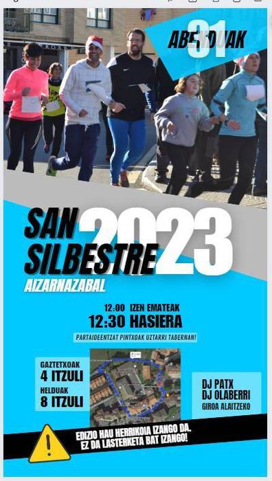 San Silbestre lasterketa