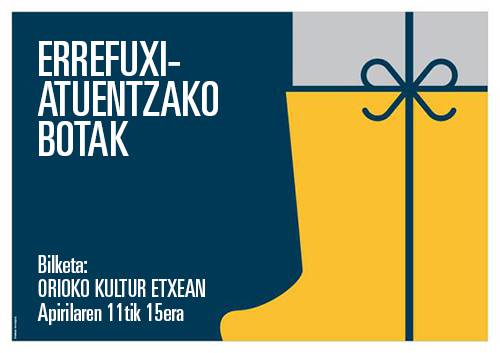Errefuxiatuentzat botak biltzen ari da Orioko Udala, eta bihar da horiek entregatzeko azken eguna