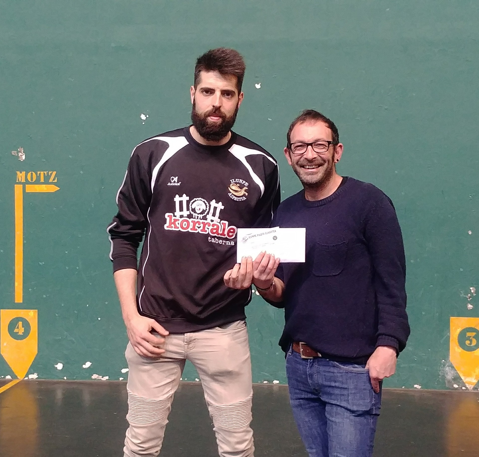 Iñaki Martinezek irabazi du Ilunpe pilota elkartearen zozketa
