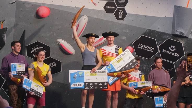 Selma Mimoune eta Corentin Laporte garaile, Klimb Zarautz Masters txapelketan