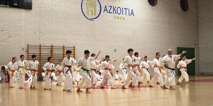 Kanku karate eskolako ikasleek ikasturte amaierako jaialdia eskainiko dute bihar