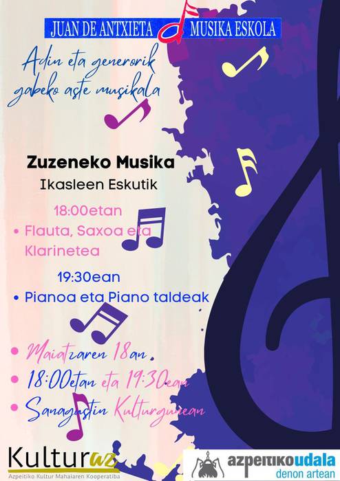 Adin eta generorik gabeko aste musikaleko emanaldia