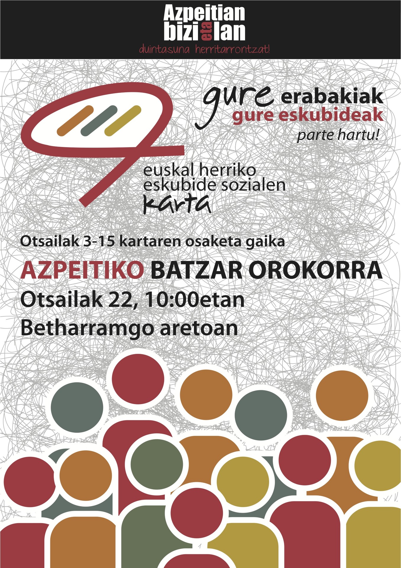Abian da Euskal Herriko Eskubide Sozialen karta osatzeko prozesua