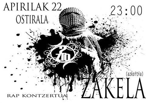 Rap kontzertua Zakela tabernan