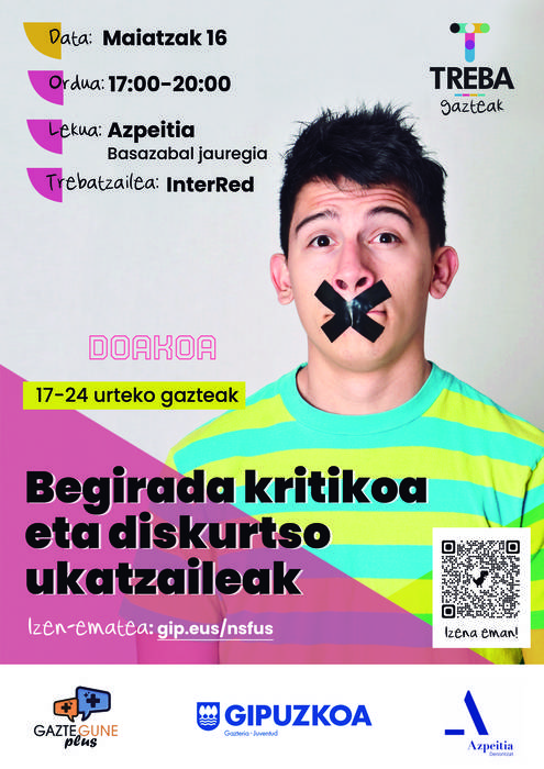 Treba gazteak: 'Begirada kritikoa eta diskurtso ukatzaileak'