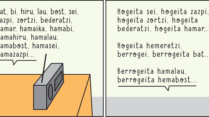 'Ehun(t)zen', Enoken gaurko zintan