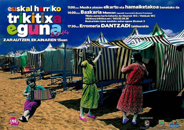 Euskal Herriko Trikitixa Eguna ospatuko dute igandean Zarautzen
