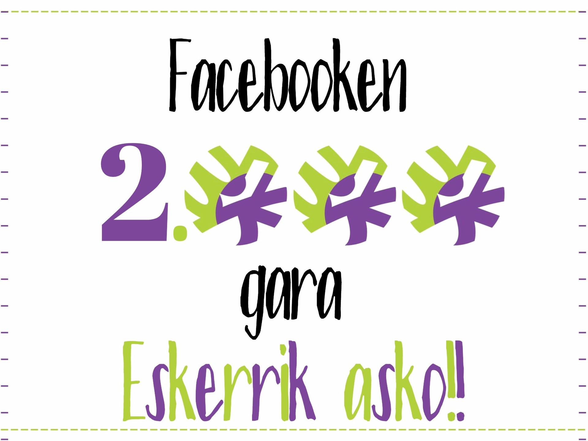 Facebook orrialdean 2.000 kide ditu Maxixatzenek