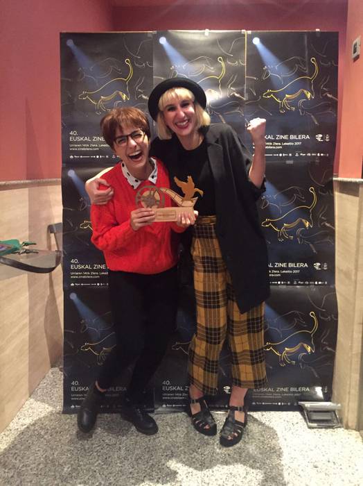 Amancay Gaztañagaren eta Erika Olaizolaren 'Z U L O'-k Urrezko Antzarra lortu du Lekeitioko Euskal Zine Bileran