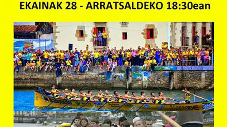 2005ean jaiotako gaztetxoen traineru estropada jokatuko da ekainaren 28an