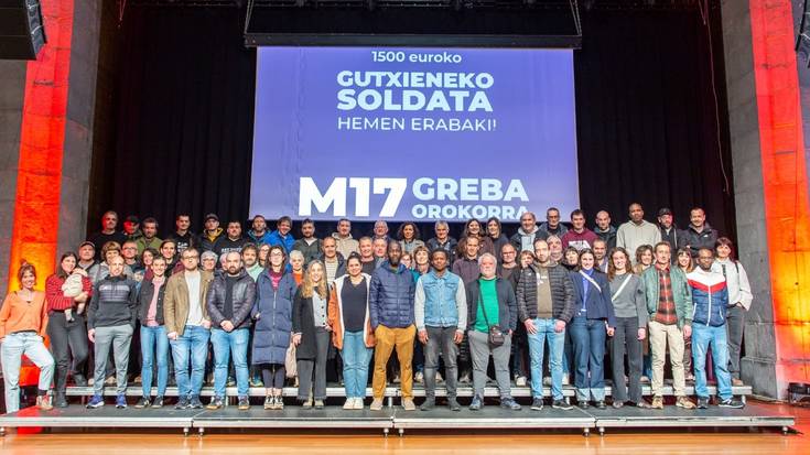 Agerraldi jendetsua, martxoaren 17ko greba orokorrera deitzeko