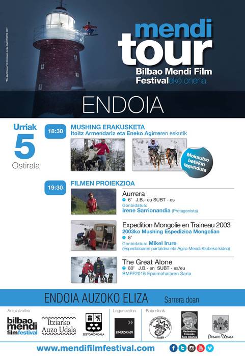 Bilboko mendiko film jaialdiko lanen proiekzioa egingo da gaur Endoian