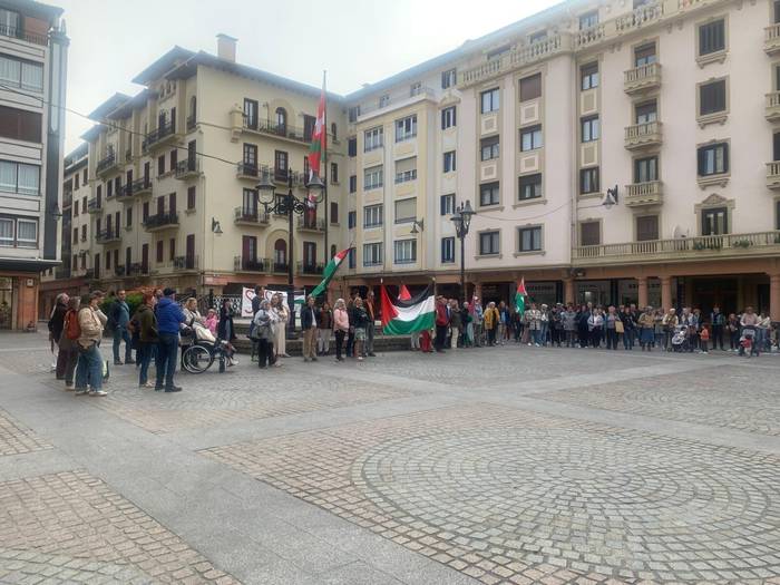 Palestinaren kontrako genozidio "jasanezina" geldiarazteko oihu egin dute