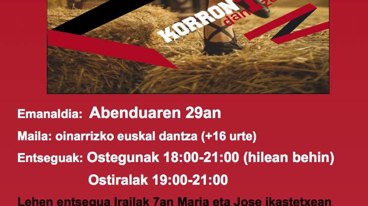 Astinduren Gabonetako emanaldirako entseguak hilaren 7an hasiko dira