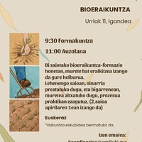Saioa: Bioeraikuntzaren formakuntza eta auzolana