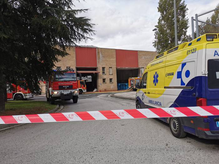 Sutea izan da Azkoitiko Gurelan enpresan