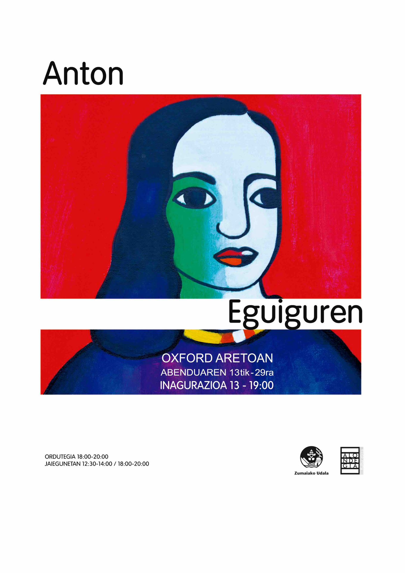 Anton Eguigurenek erakusketa zabalduko du gaur, Oxforden