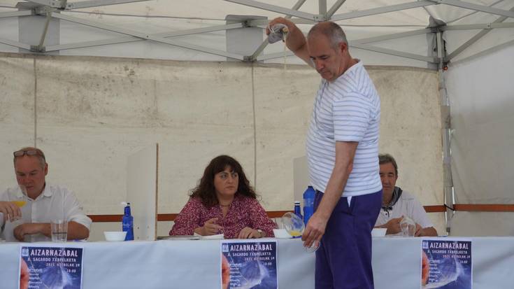 Uztailaren 18an jokatuko dute Aizarnazabalgo Sagardo Txapelketa
