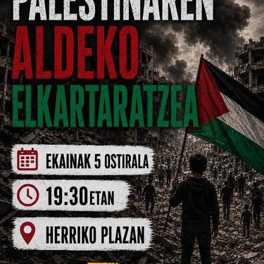 Palestinaren aldeko elkarretaratzea