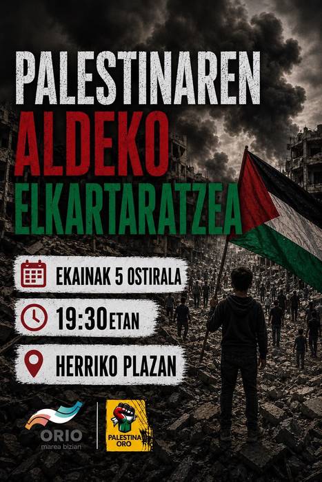 Palestinaren aldeko elkarretaratzea