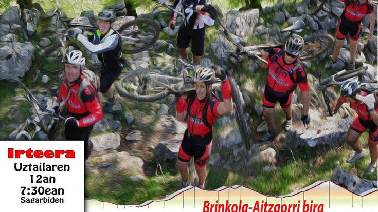 Brinkola-Aitzgorri mendiko bizikleta irteera, igandean