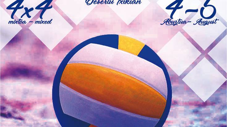 Zurekin Hondartzako Boleibol Txapelketa antolatuko dute lehen aldiz