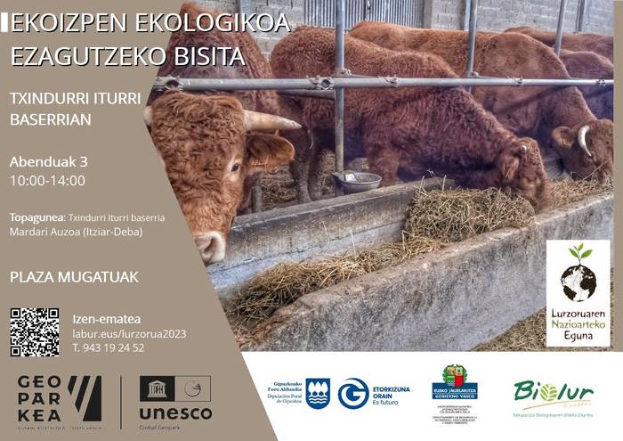 Ekoizpen ekologikoa ezagutzeko bisita