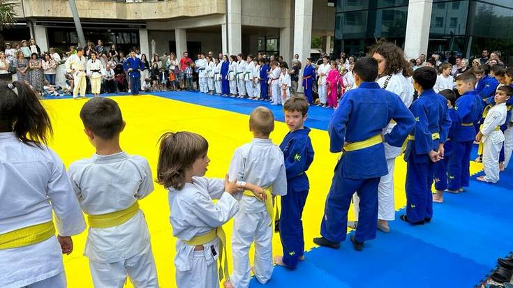 Kodaore judo taldeak ikasturte amaierako erakustaldia eman du