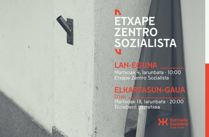 Lan eguna Etxape zentro sozialistan