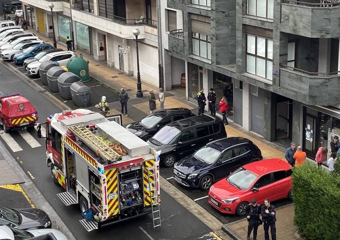 Sute txiki bat izan da Ildefonso Gurrutxaga kaleko garajeetan