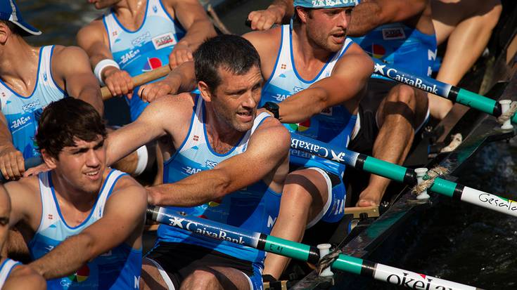 Zarautz hamargarren sailkatu da Aresko estropadan