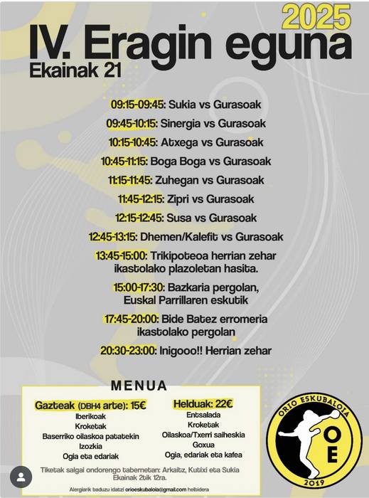 IV. Eragin Eguna