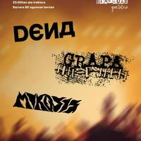 Kontzertuak: Dena, Mikosis eta Grapa taldeak