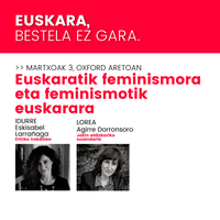Euskaratik feminismora eta feminismotik euskarara