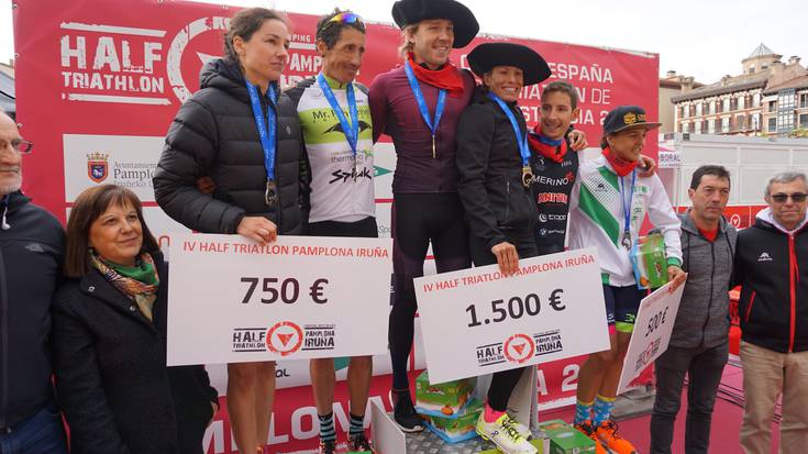 Helene Alberdi bigarren izan da Iruñeko triatloian