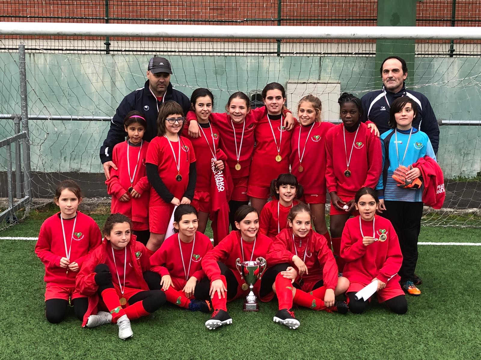 Zumaiakok Championsa irabazi du 2007 eta 2008 urteko alebin nesken txapelketan
